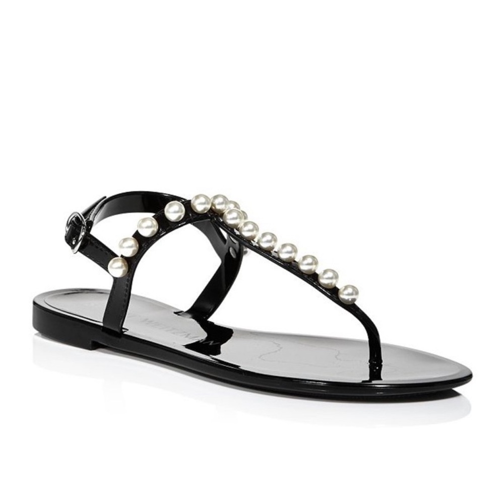 Stuart Weitzman
Women's Goldie Embellished Jelly Sandals